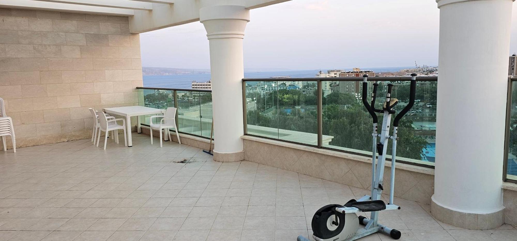 Apartament Exclusive Top Luxury Penthouse Near The Sea With Privat Roof-Pool Ejlat Zewnętrze zdjęcie
