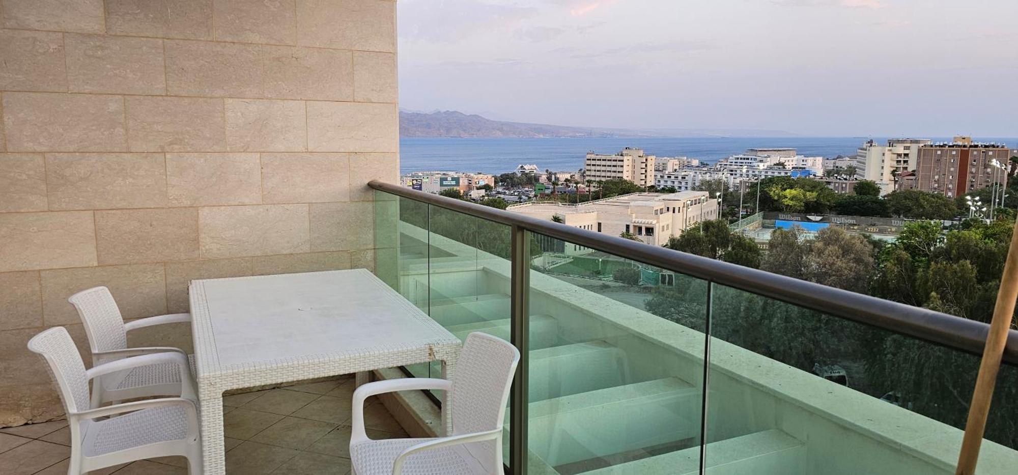 Apartament Exclusive Top Luxury Penthouse Near The Sea With Privat Roof-Pool Ejlat Zewnętrze zdjęcie